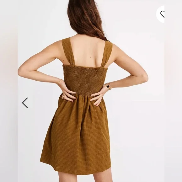 Madewell texture and thread smocked dress - Picture 2 of 4